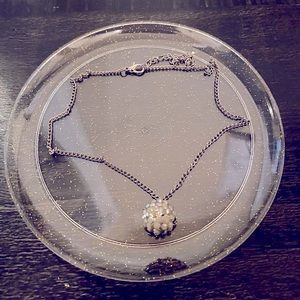 🔹3/$20 Embellished Silver Ball Necklace